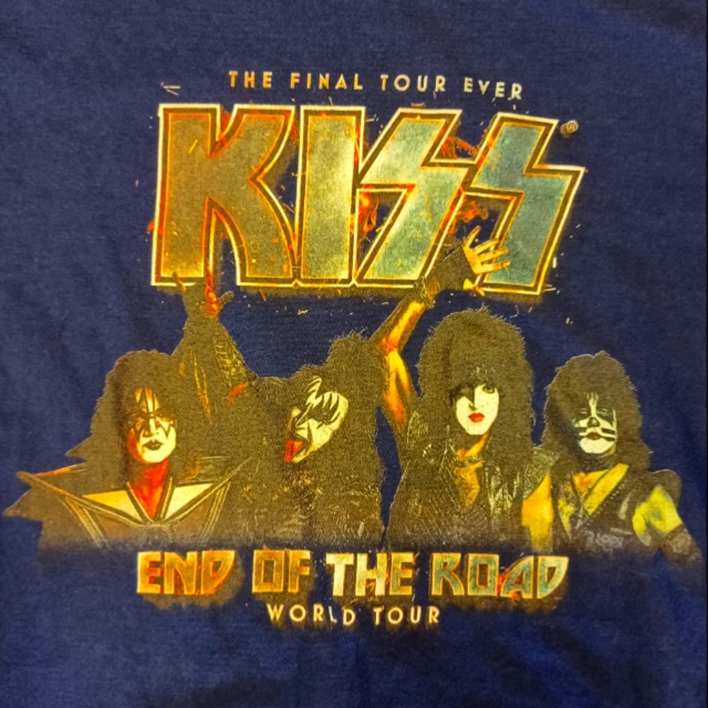 Kiss blue t-shirt
